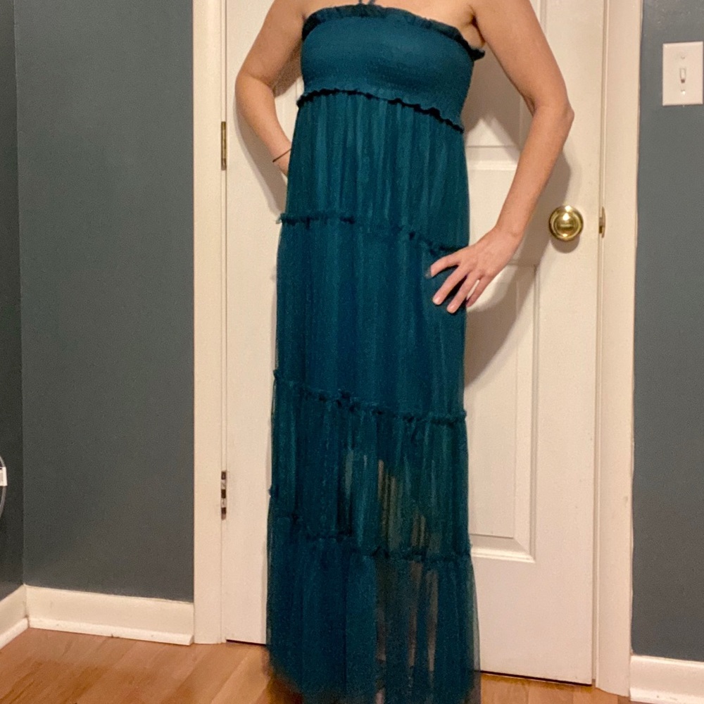 a’reve Lace Maxi-dress with String Halter-ties